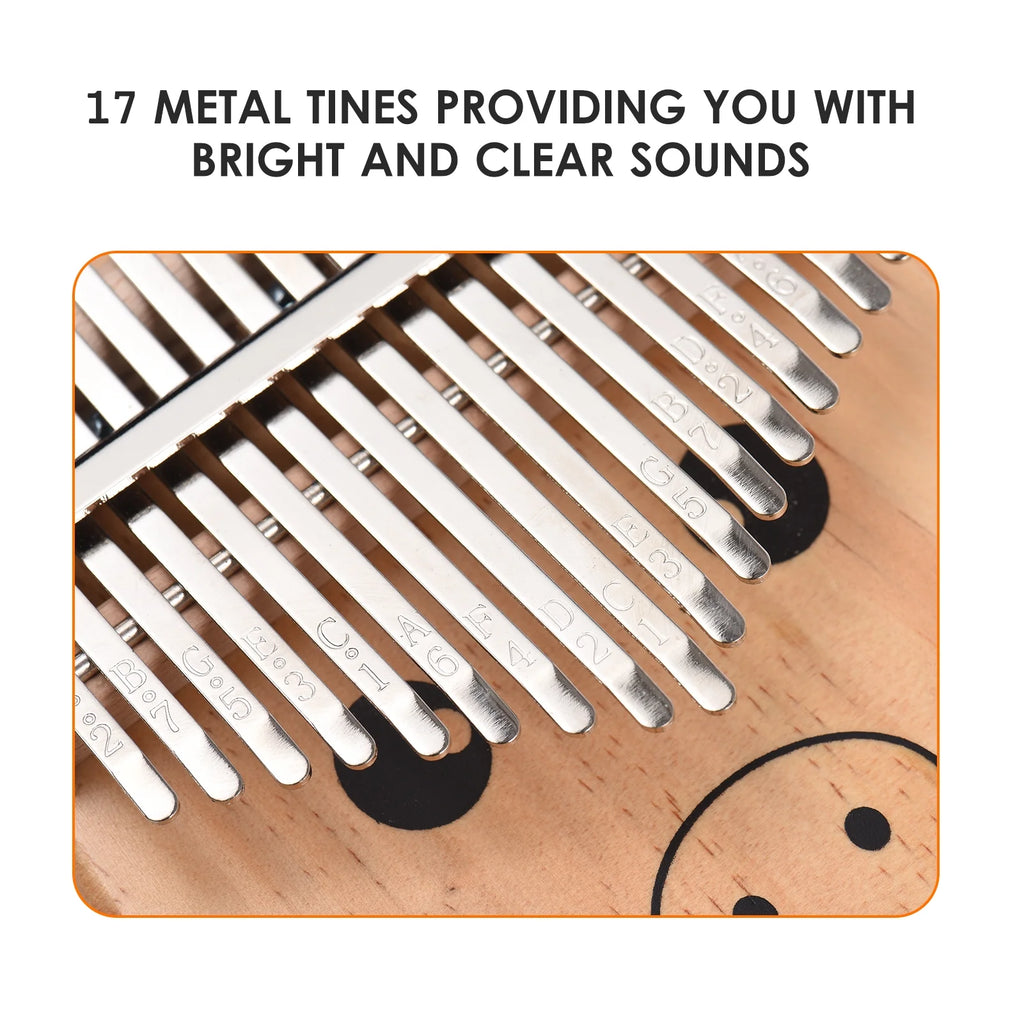 17-Key Portable Thumb Piano Y6167