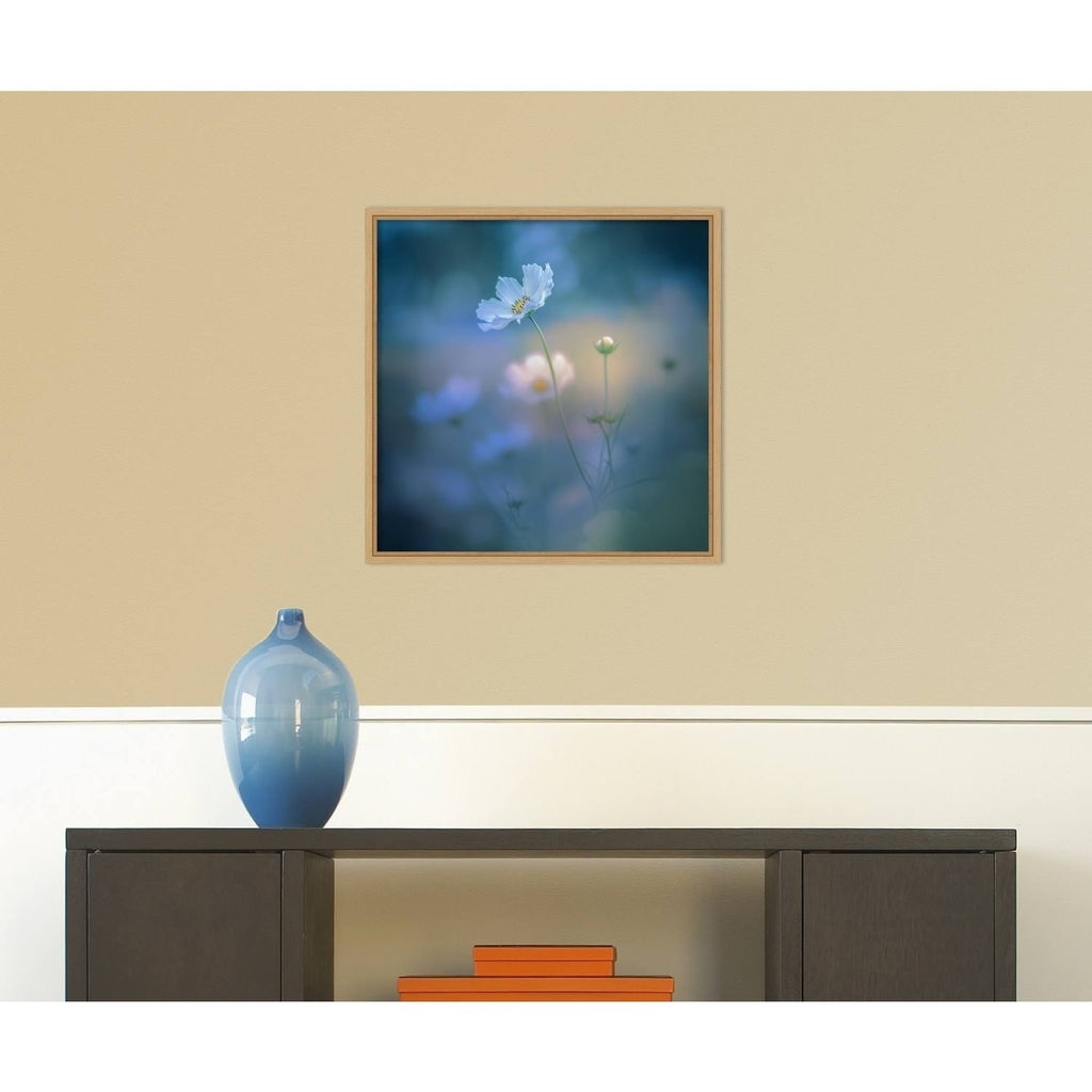 Canvas Art Framed White Shadow Black W254208