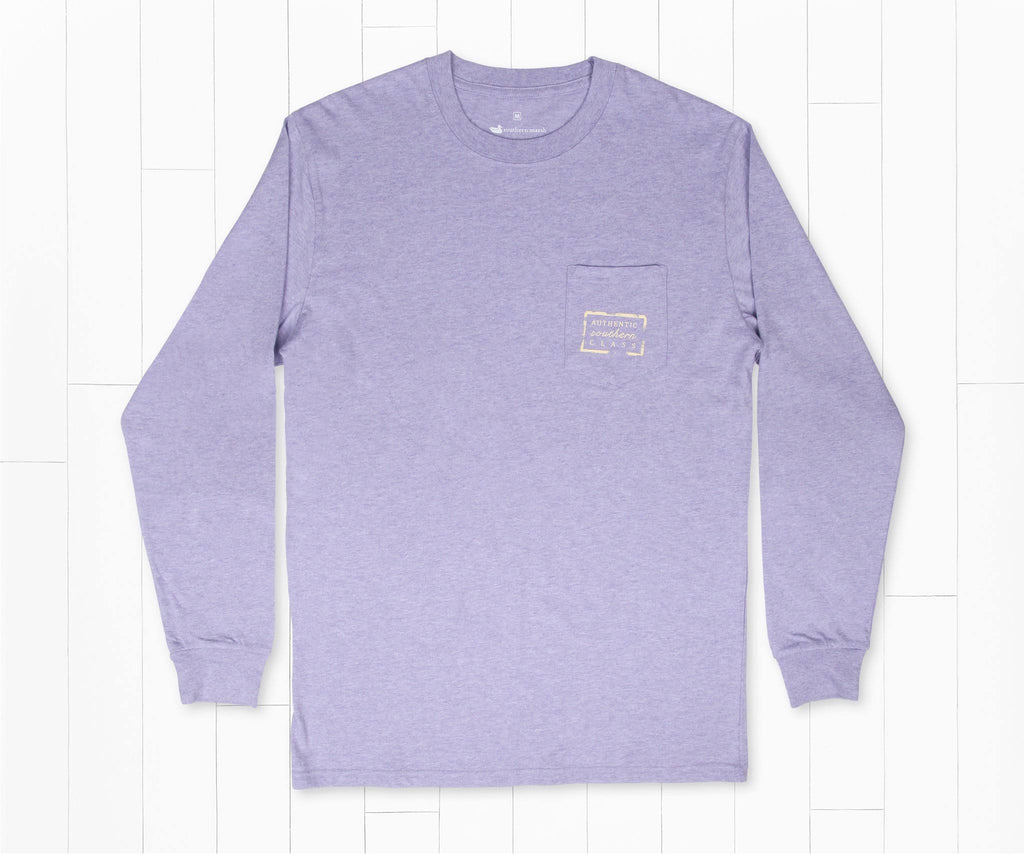 Washed Red Long Sleeve Tee P22411