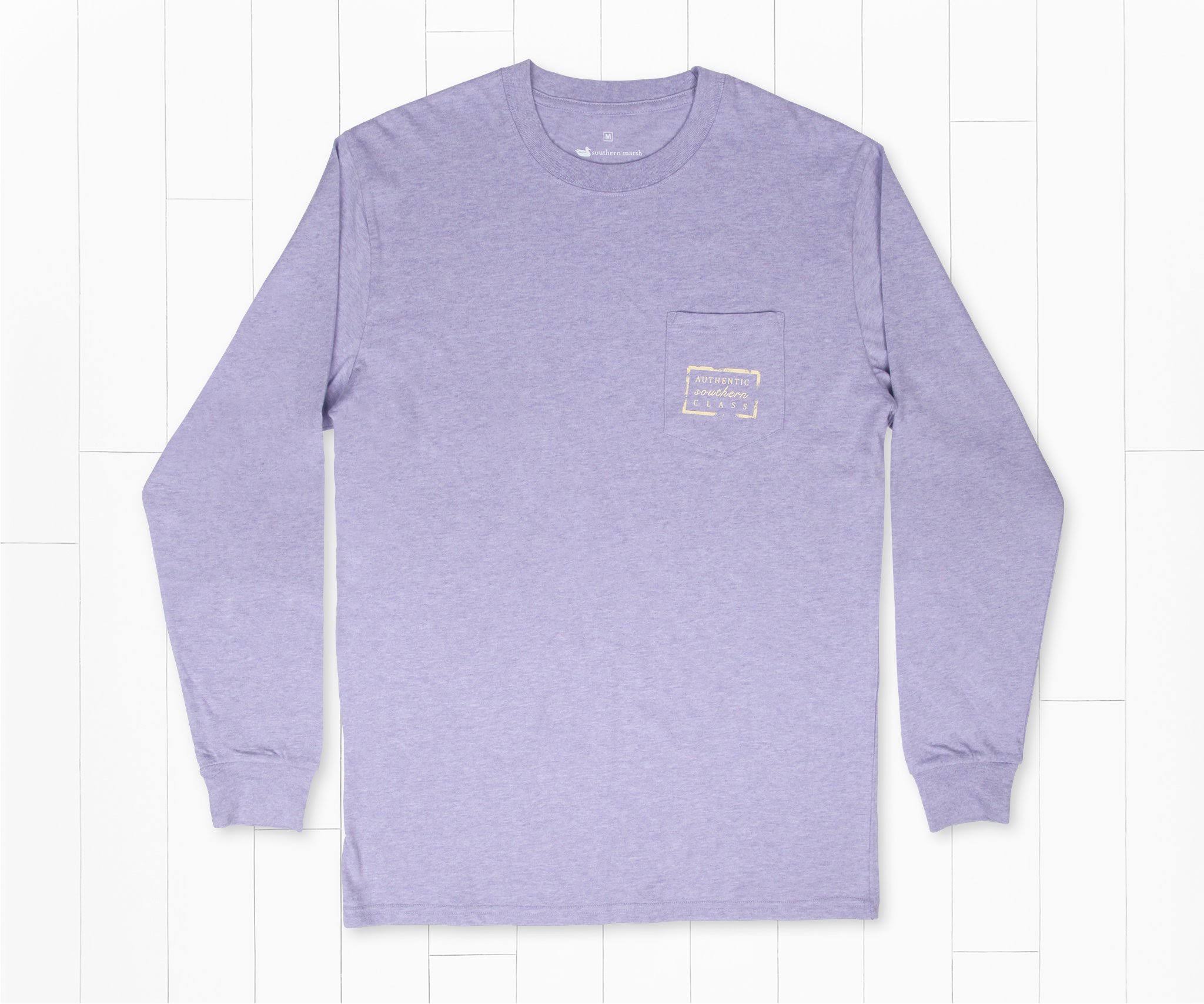 Washed Red Long Sleeve Tee P22411