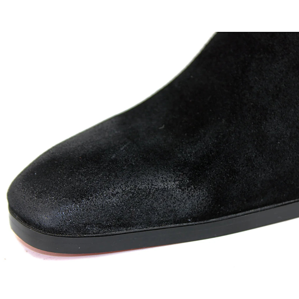 Black Suede Chelsea Boots N300807
