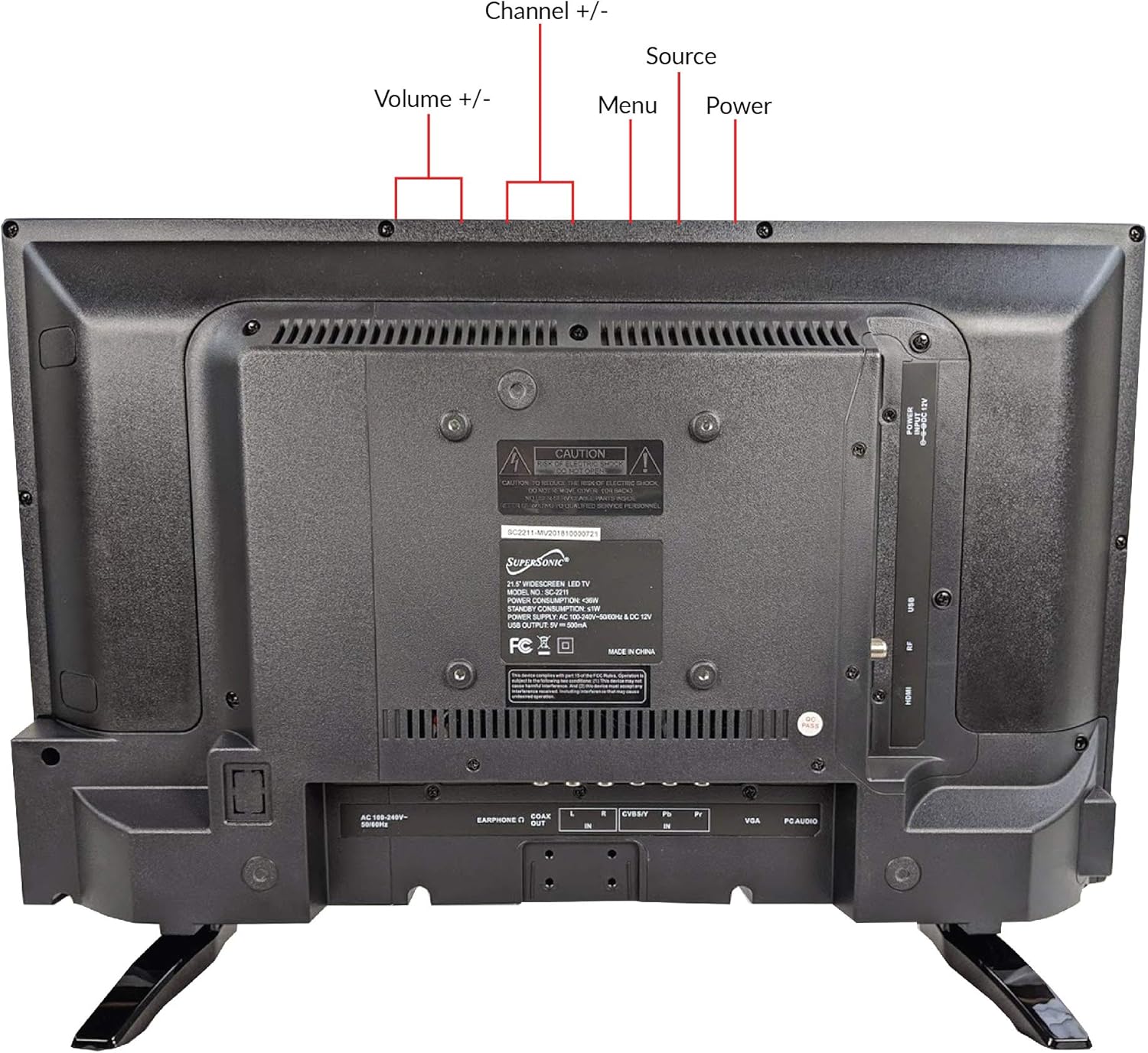 24 Flat Screen LED HDTV Monitor C2423