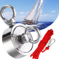 Double Side Neodymium Fishing Magnet Kit with Rope and Carabiner Z446