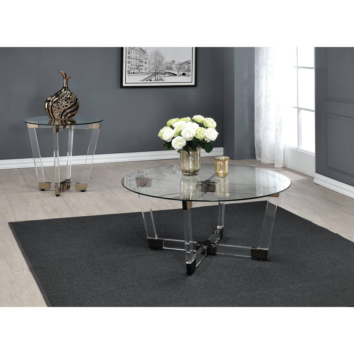 Clear End Table N578497