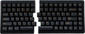 TKL Split Mechanical Keyboard with Cherry MX Blue Switch, Orange Letter PBT Double Shot Keycaps D4934