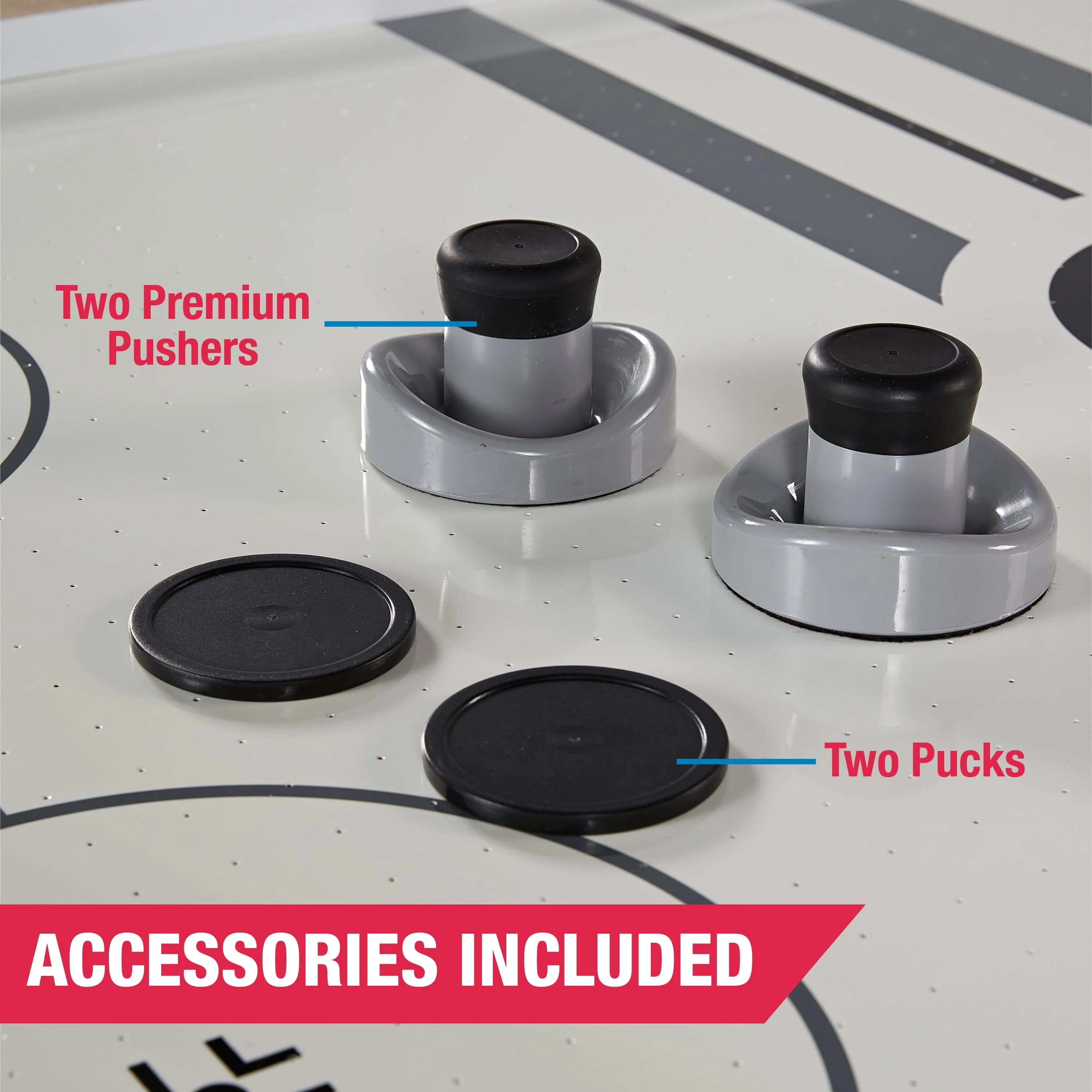 7' Air Powered Hockey Table With Pusher and Puck Set Y275