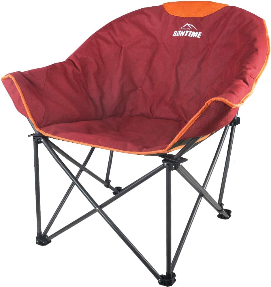 Oversize Padded Folding Chair with Carry Bag K319