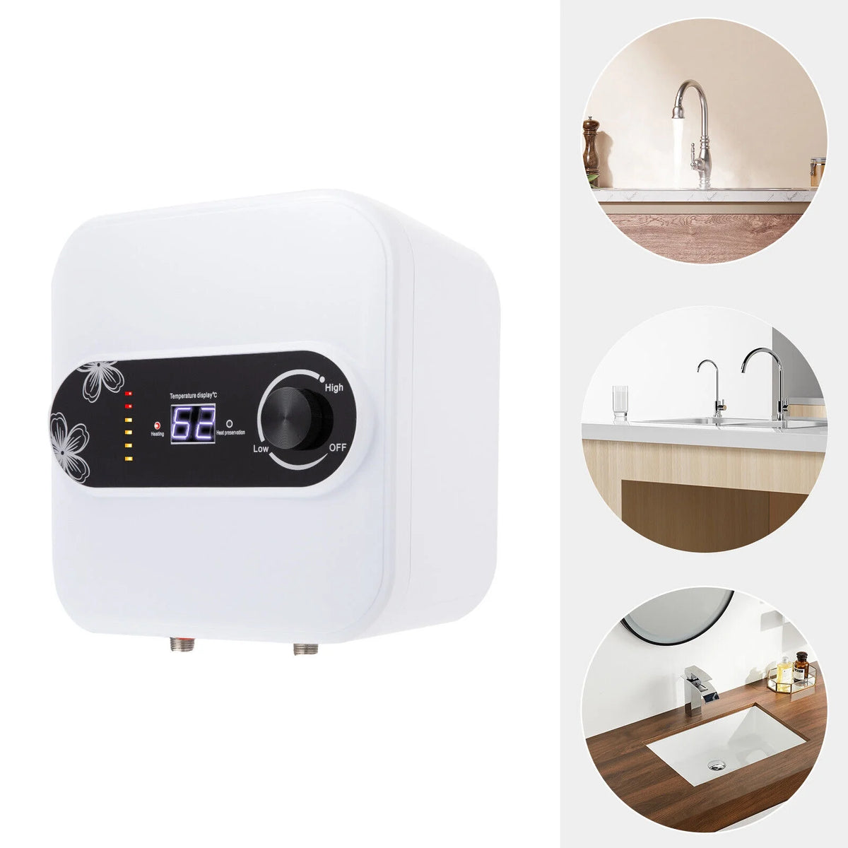 8L Electric Water Heater Under Sink Y1431