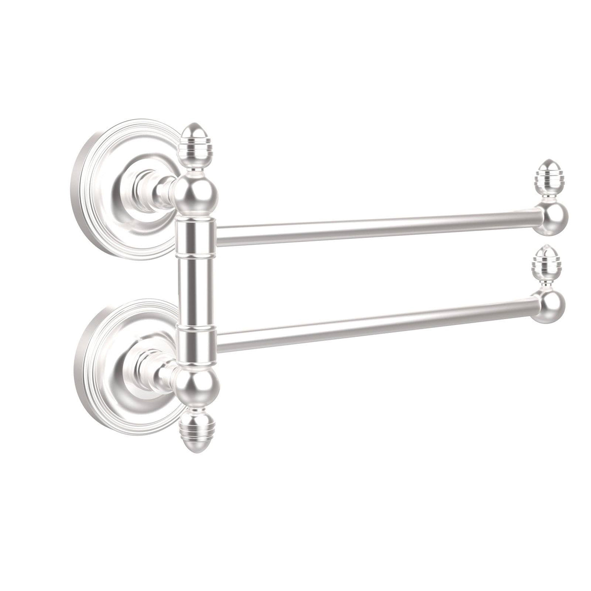 Satin Chrome Swing Arm Towel Rail M8211