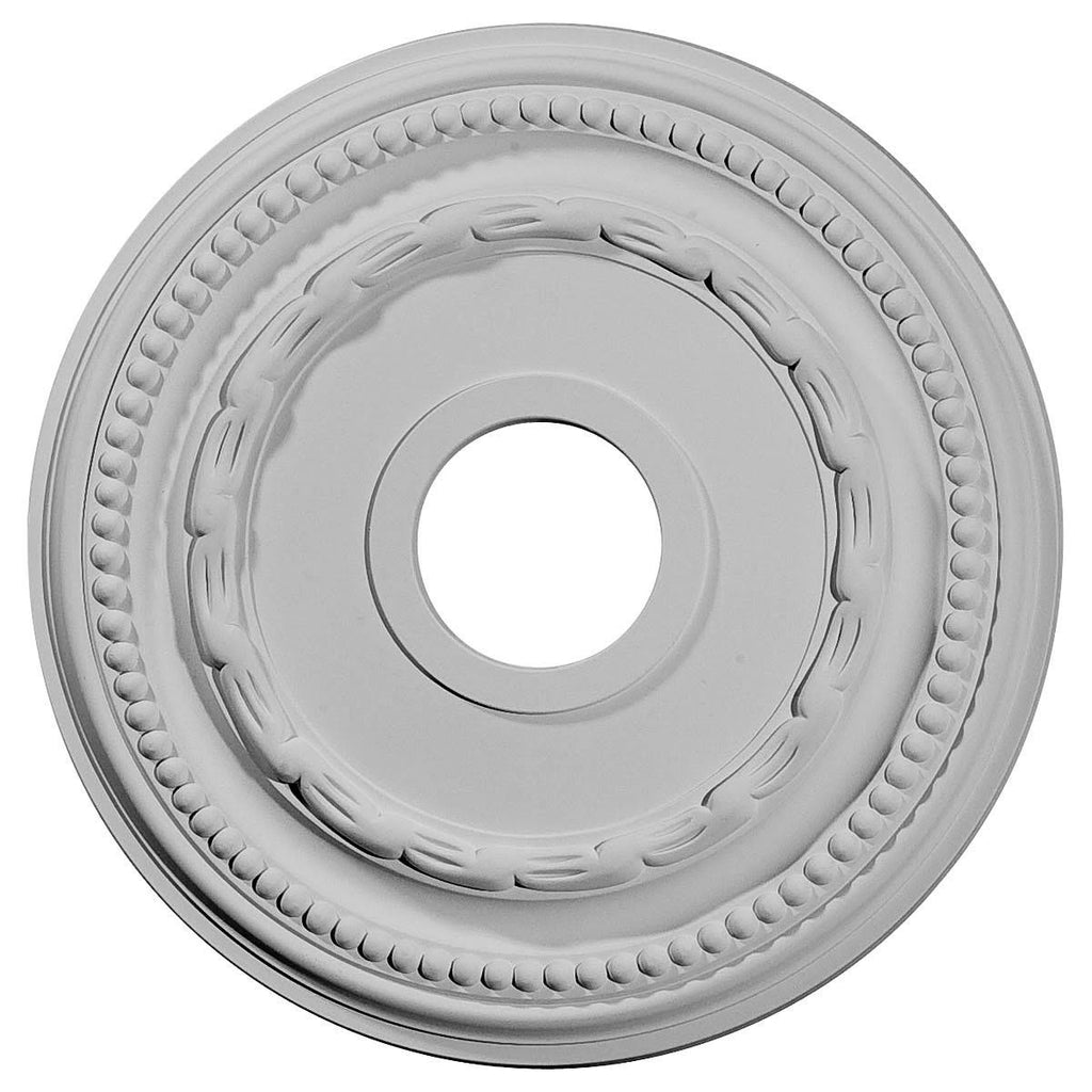 Federal Ceiling Medallion, Hand-Painted Pearl White M9459
