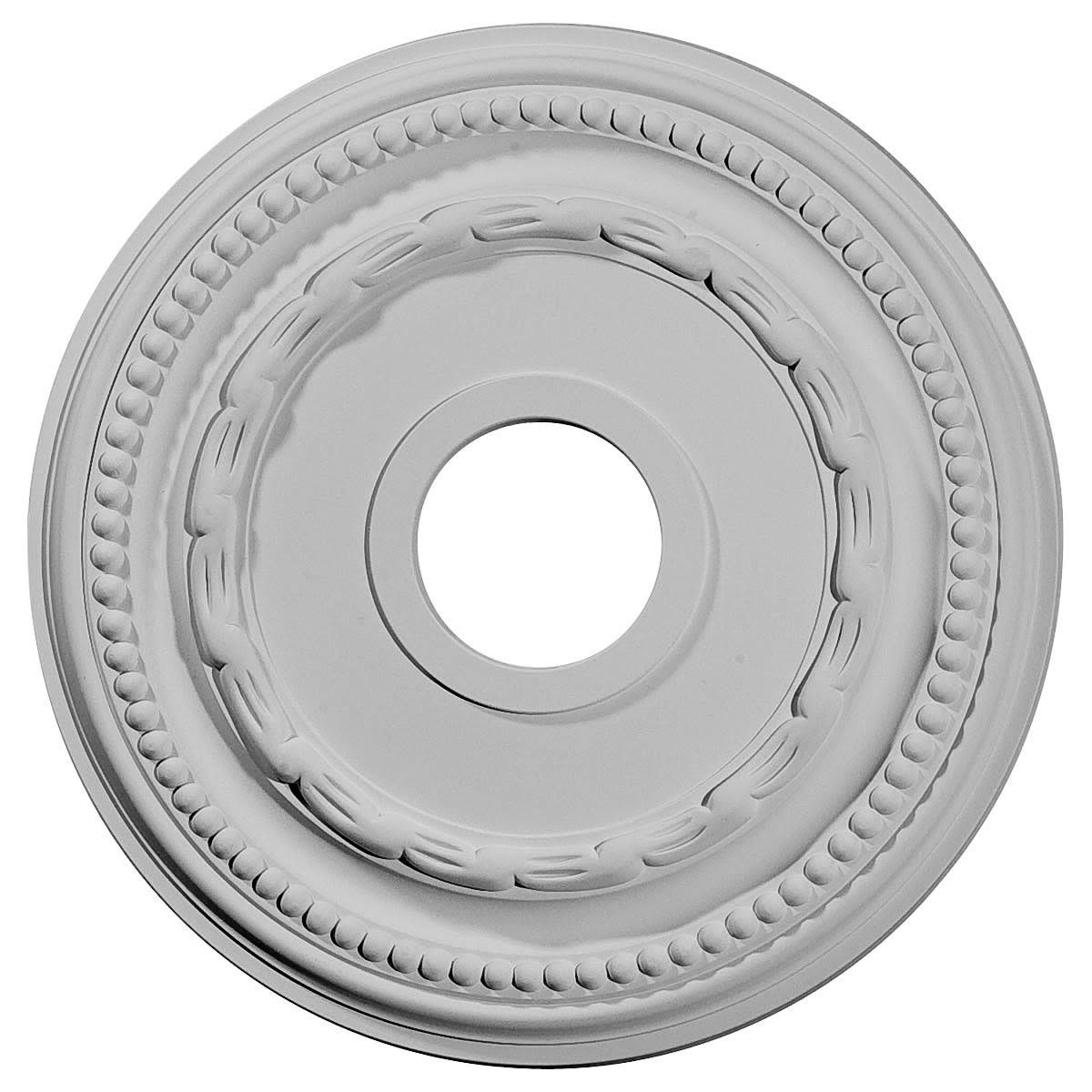 Federal Ceiling Medallion, Hand-Painted Pearl White M9459
