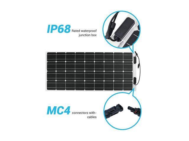 100 Watt 12 Volt Flexible Monocrystalline Solar Panel M896