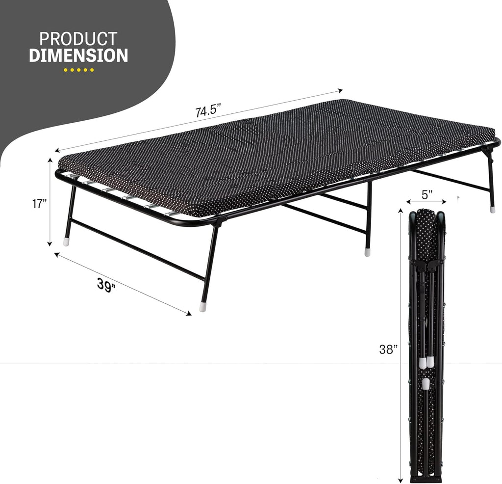 Folding Bed with Memory Foam Mattress Twin with Carrying Bag C793