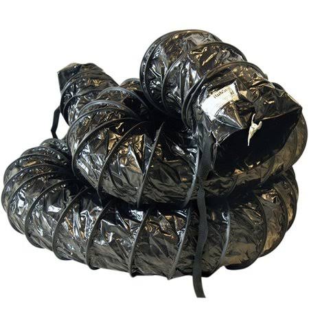 Black 16-inch by 25-Feet Ventilation Duct Hose E351