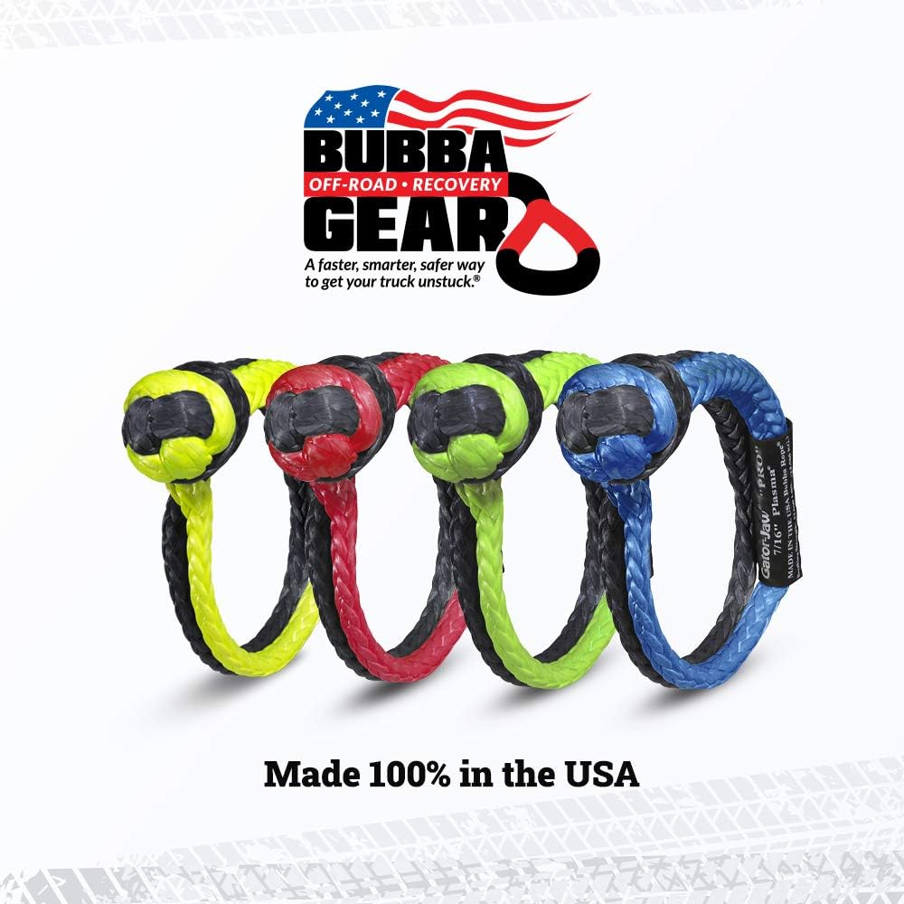 Green Pack of 2 Synthetic Tow Shackle S837362