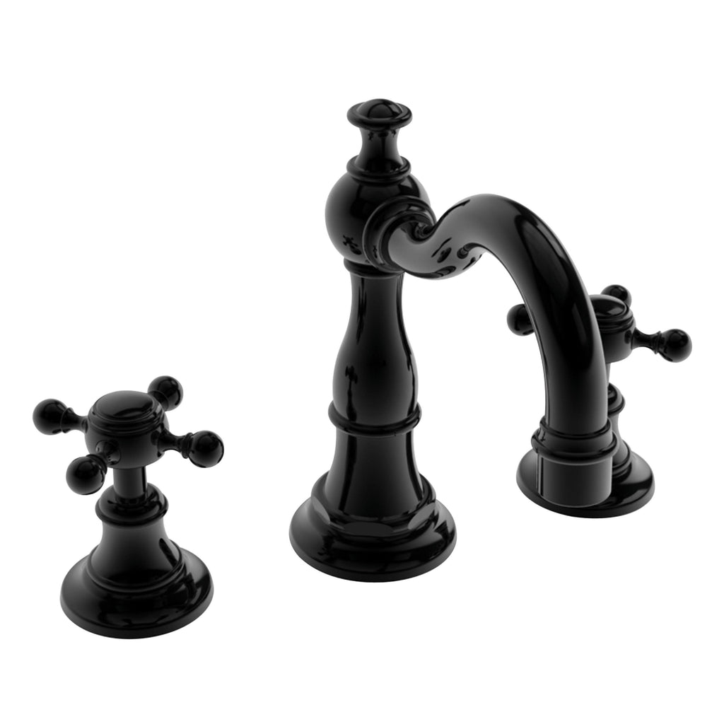 Gloss Black Widespread Bathroom Faucet N731