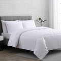 White Quilted 12 lb. Weighted Twin Comforter O564274