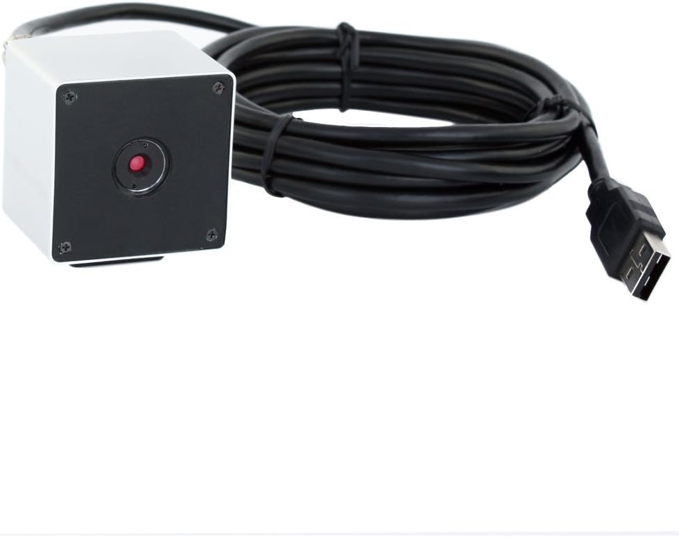 Mini Aluminum Black USB Security Camera with 170degree Wide Angle Fisheye Lens and 3Meters USB Cable L963