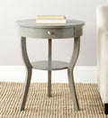 French Grey End Table M1565