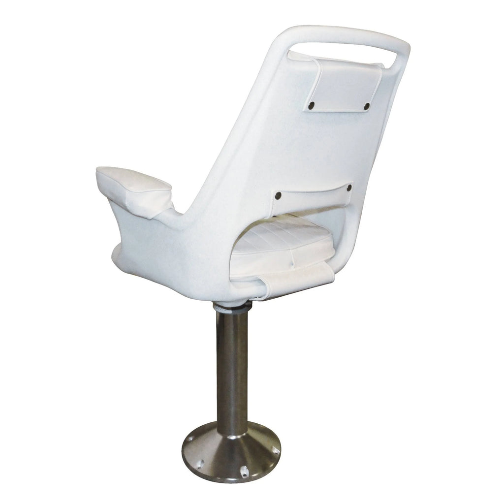Chair with Fixed Height Pedestal and Seat Slide W706232