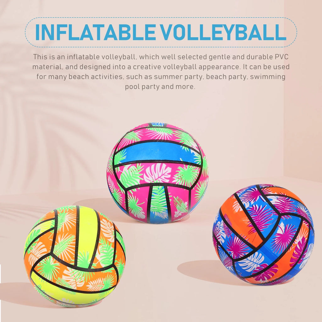 6 Pcs Pool Water Volleyball Playthings Inflatable Q454