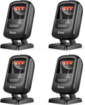 2D Desktop Barcode Scanner, Omnidirectional Hands-Free USB Wired Barcode Reader D671804