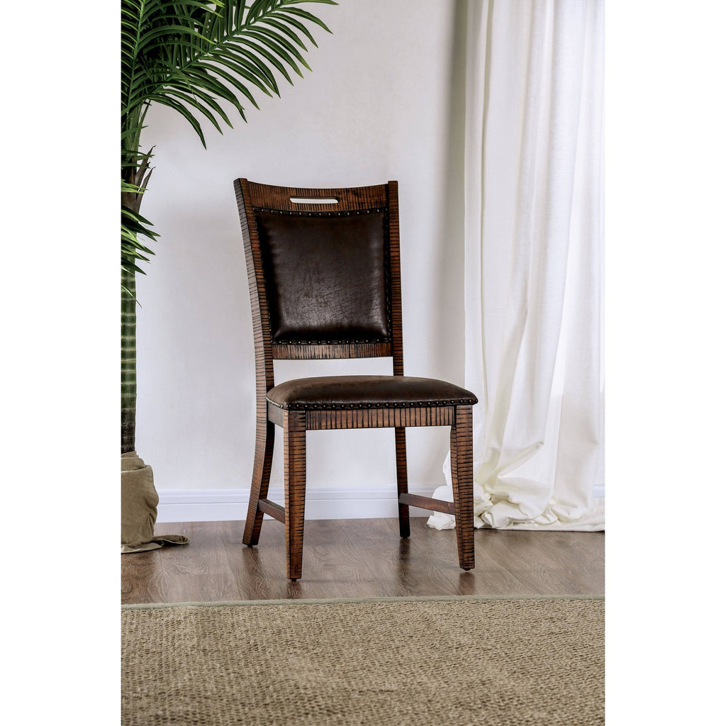 Walnut Side Chairs (Set of 2) R38303
