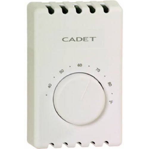 White Double Pole Thermostat C154729