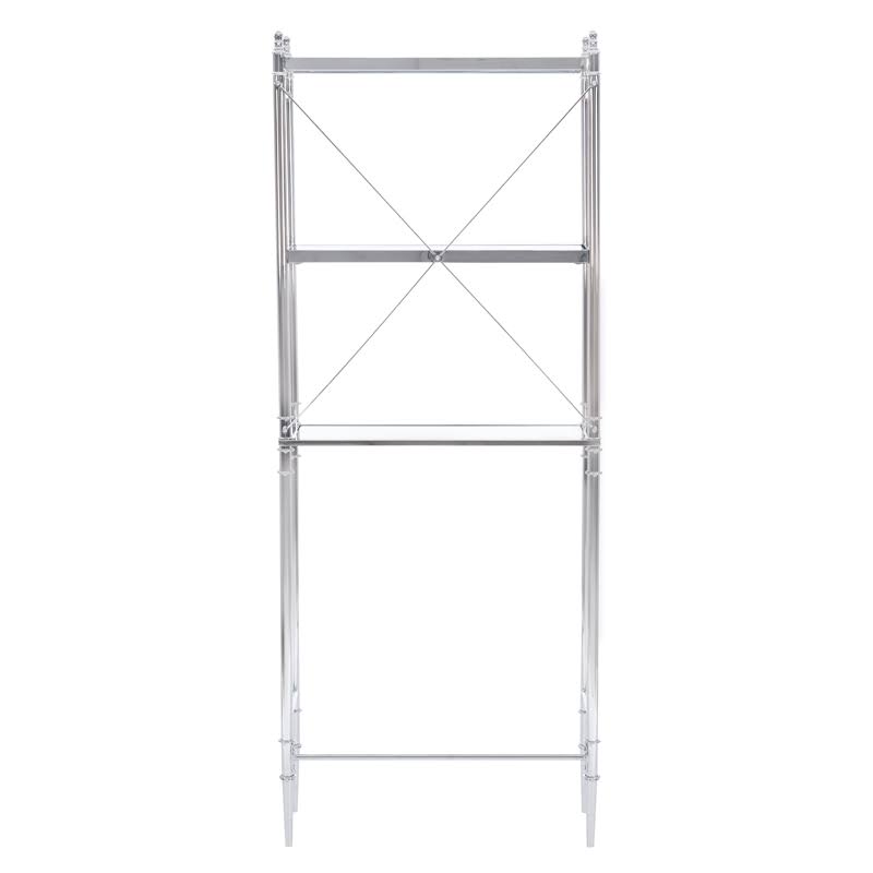 Metal and Glass Spacesaver in Chrome T6147