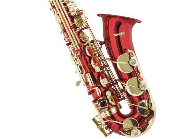 Red Lacquered E-flat Alto Saxophone with Case A36164