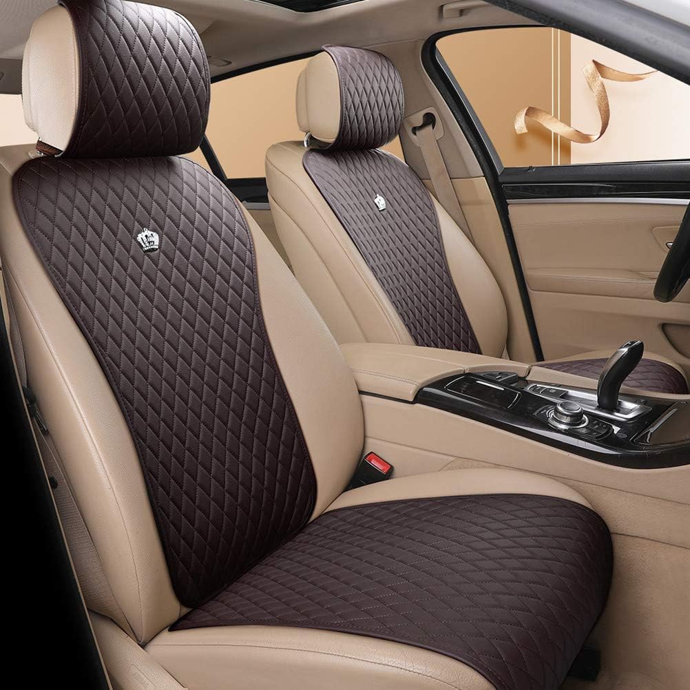 Black Leather Car Seat Covers 11PCS S377733