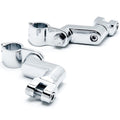 Chrome Engine Guard Foot Peg Clamps C183