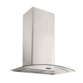 30 inch Wall Mount Curved Glass Chimney Range Hood V8487