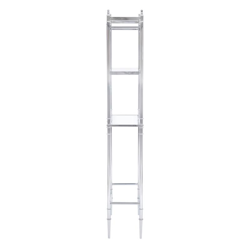 Metal and Glass Spacesaver in Chrome T6147