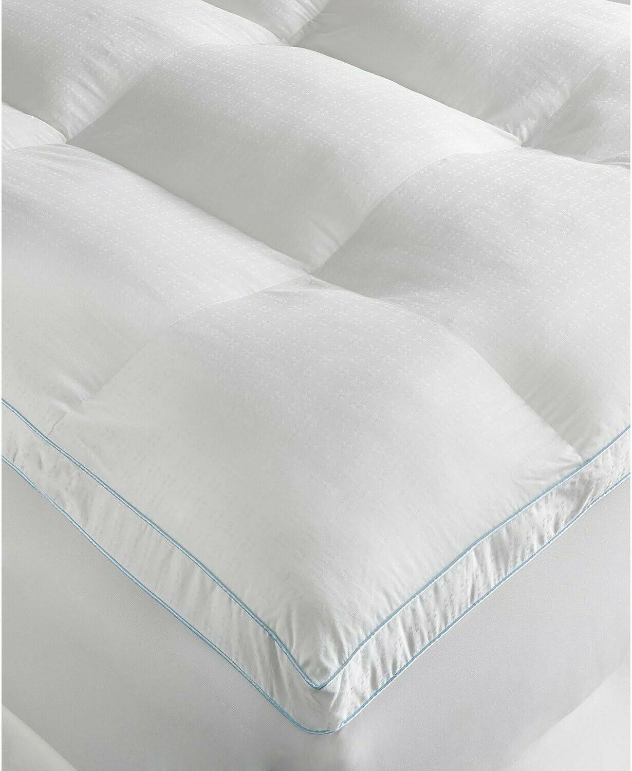 White Full Fiberbed with Cooling Gel Beads O6462