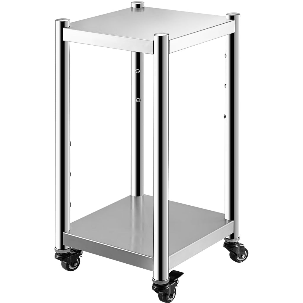 Rice Warmer Stand 14" with Wheels Two Brakes B202
