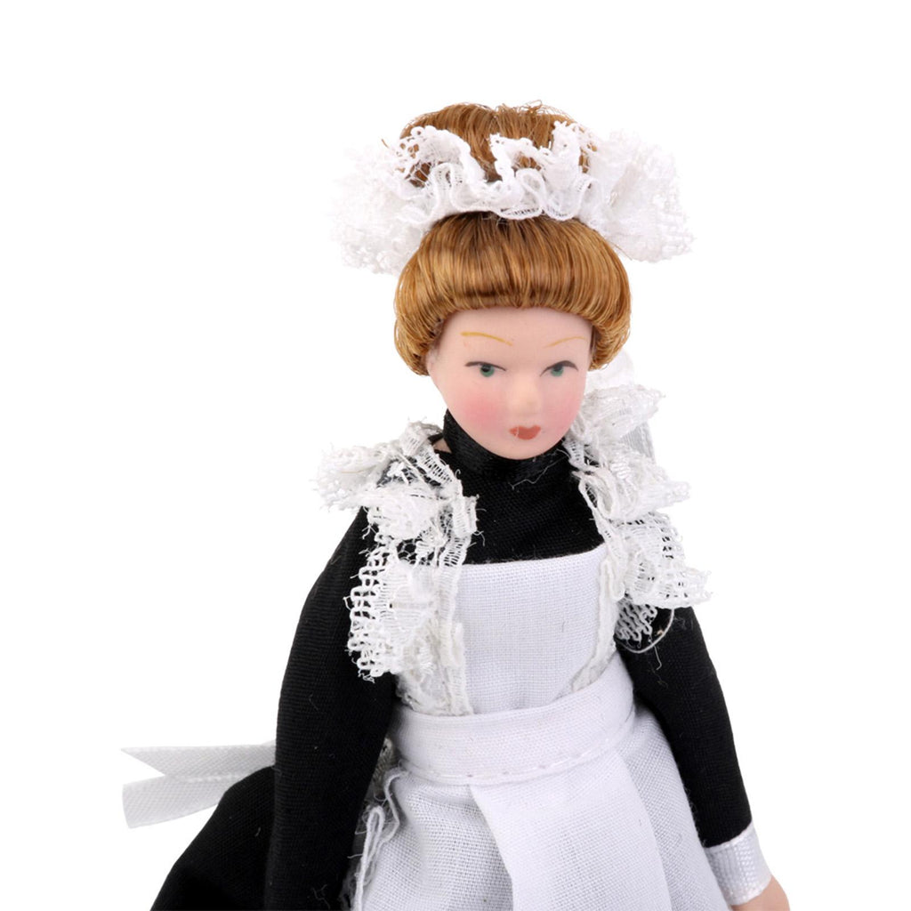 Porcelain Maid Servant Dollhouse Miniature B167