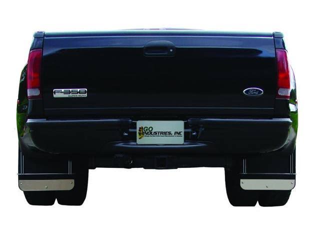 Stainless Steel Dually Mud Flap Set U31816