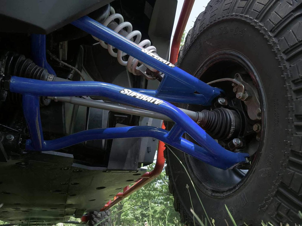 Heavy Duty High Clearance Forward Offset Front A-Arms for Polaris RZR XP 1000 / XP 4 1000, Voodoo/Velocity Blue, Includes All 4 Arms P256