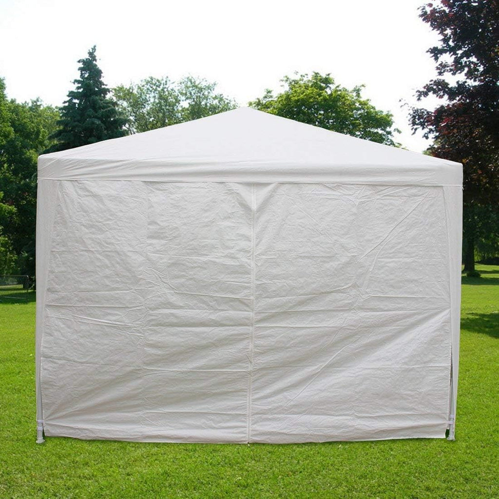 10'x30' White Canopy Tent with Mesh Side Wall Y19479