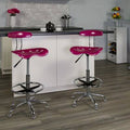 Pink Drafting Chair K5567