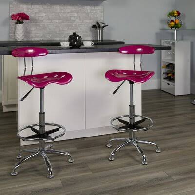Pink Drafting Chair K5567