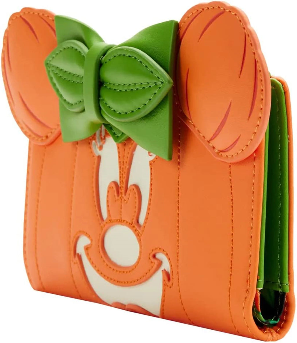 Glow in the Dark Pumpkin Flap Wallet V973