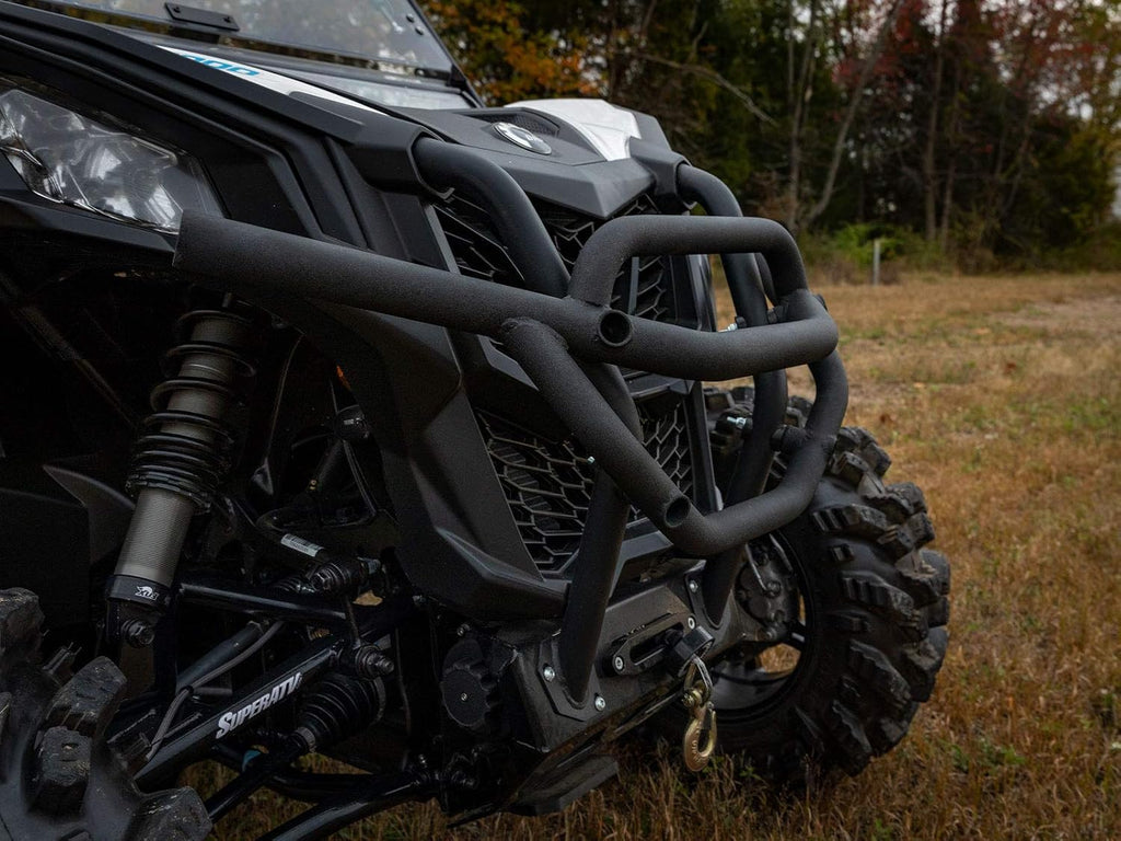 Black Heavy Duty Front Bumper D401