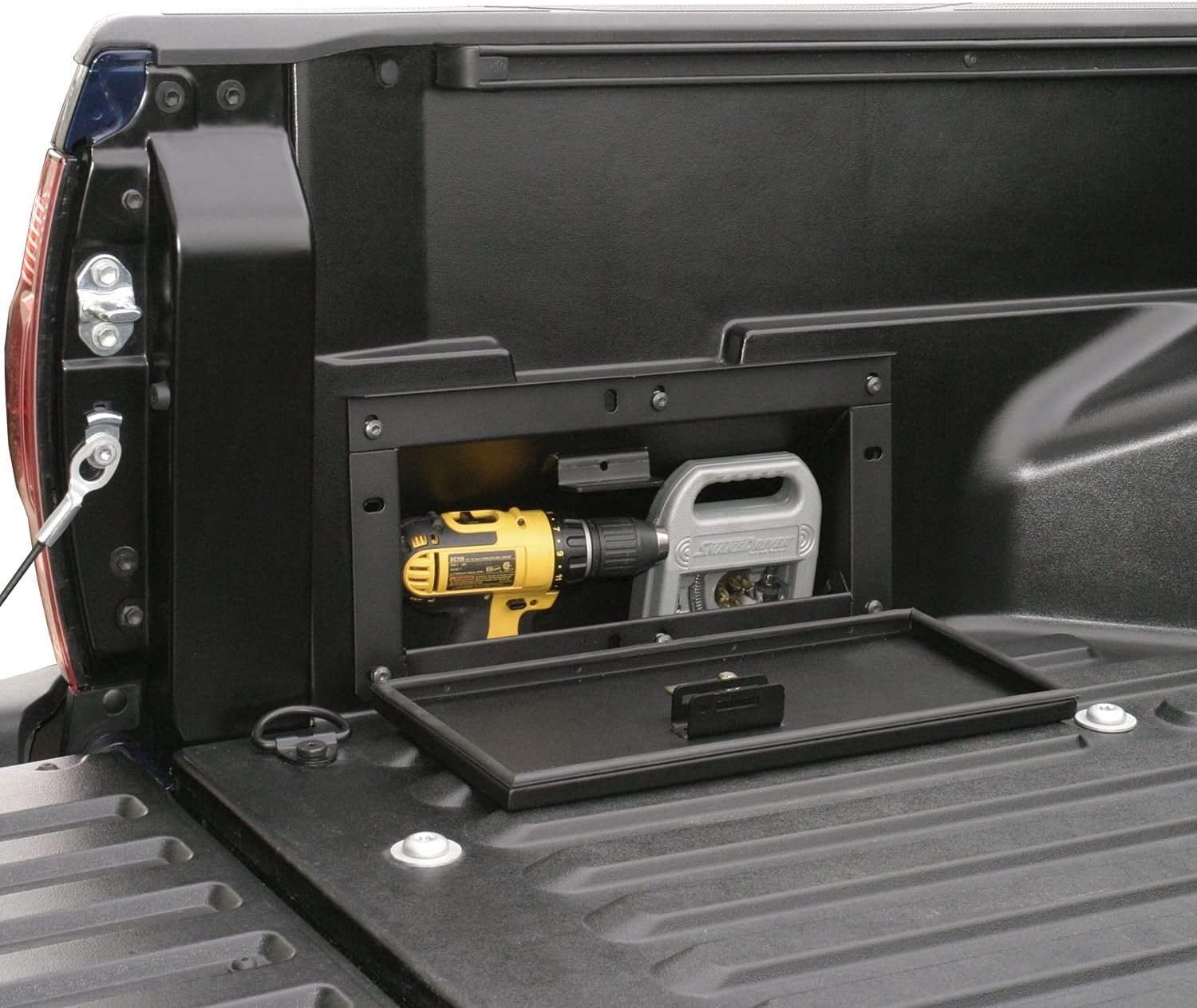 Black Truck Bed Security Lockbox G1026