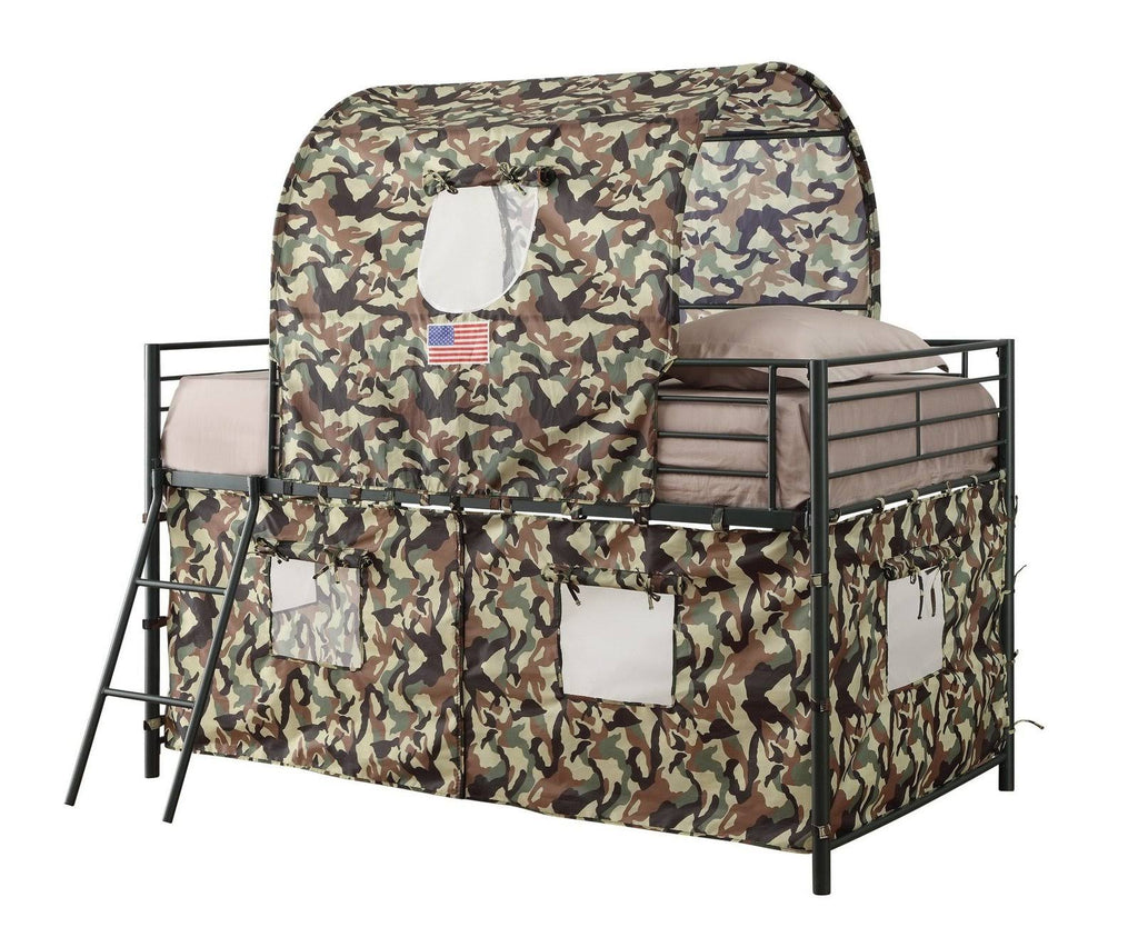 Twin Loft Bed with Guard Rails and Ladder L627270