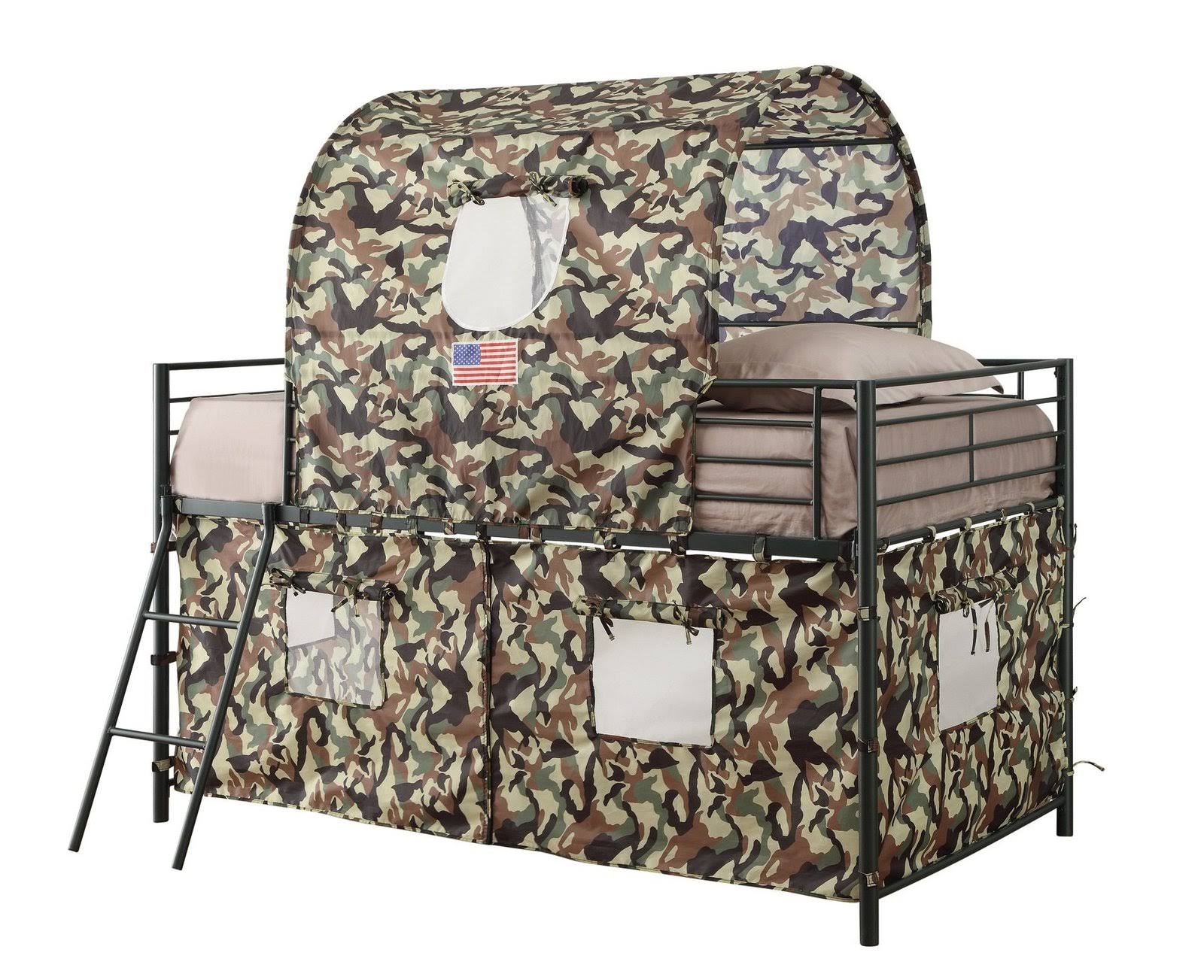 Twin Loft Bed with Guard Rails and Ladder L627270