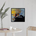 Black Float Frame Canvas Art - 20 x 20 M4941