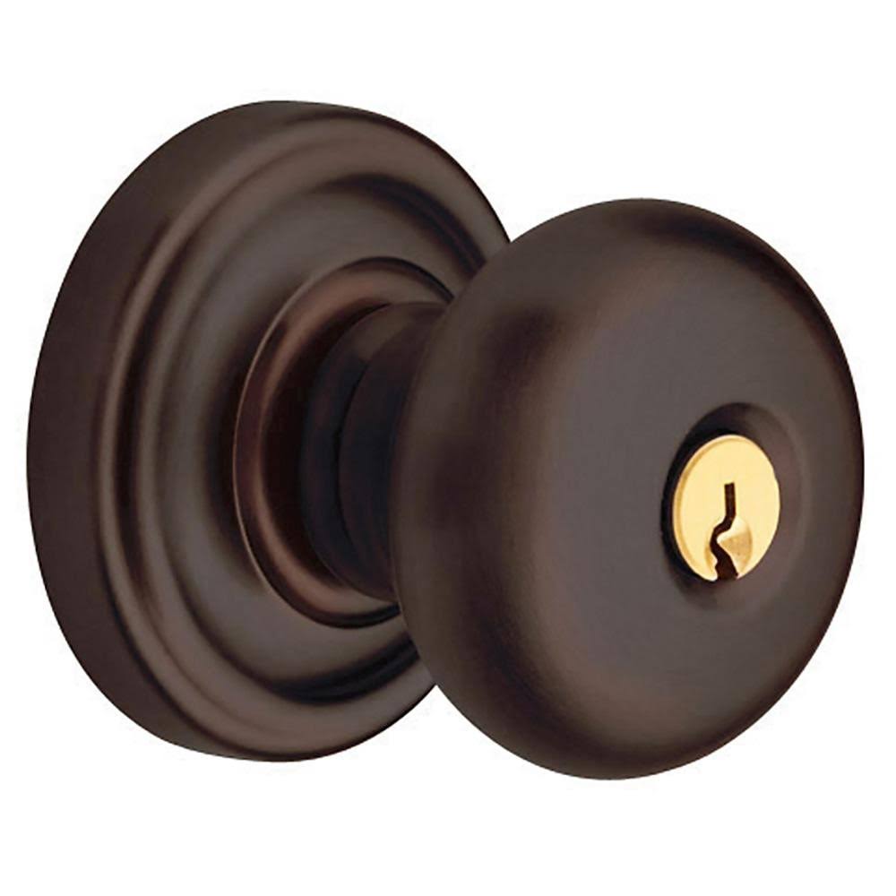 Venetian Bronze Keyed Entry Door Knob T667291