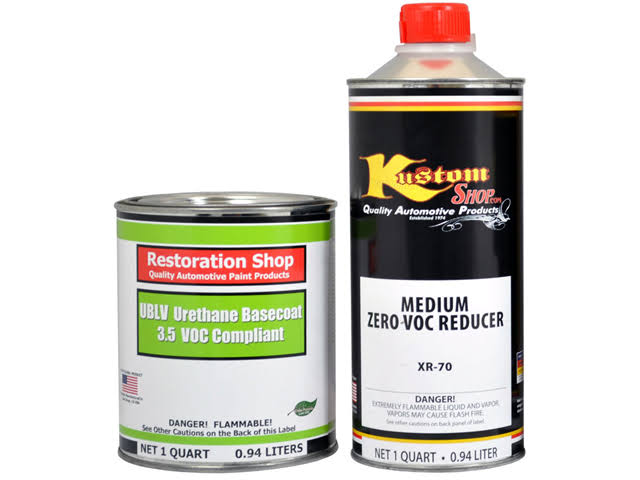Dark Teal Metallic Low VOC Urethane Basecoat Auto Paint Kit L711347
